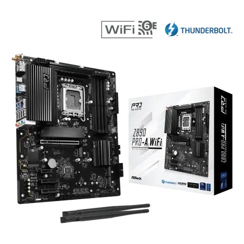 ASRock Z890 Pro-A WiFi LGA1851 DDR5 ATX Motherboard