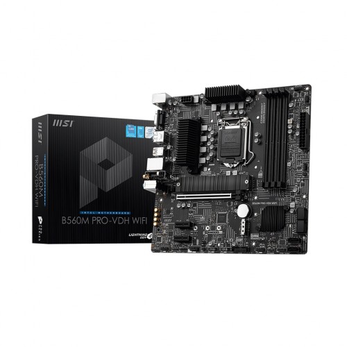 MSI B560M PRO-VDH WIFI Intel 10th and 11th Gen Micro ATX Motherboard (Global)