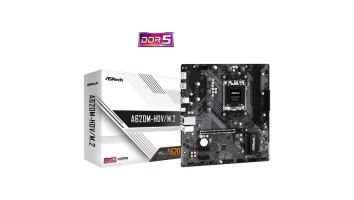 ASRock A620M-HDV/M.2 AM5 DDR5 Micro ATX Motherboard