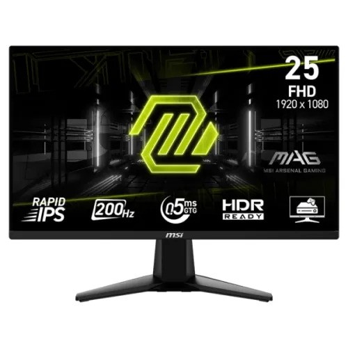 MSI MAG 255F E20 24.5" 200Hz 0.5ms Rapid IPS FHD Gaming Monitor