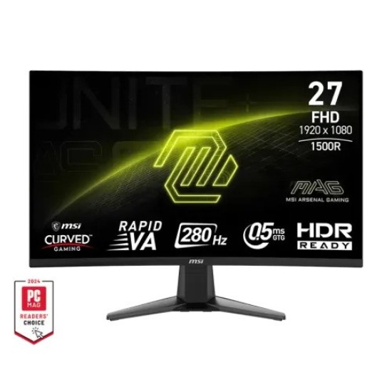 MSI MAG 276CXF 27" 280Hz VA FHD Curved Gaming Monitor