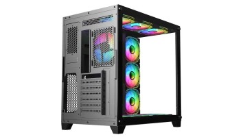 PC Power ICEBERG V2 White With 650W PSU AND 10 FANS Gaming Case