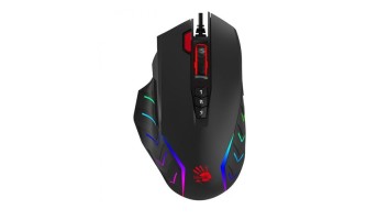 A4tech Bloody J95S USB Extra Fire High Precise RGB Gaming Mouse Black