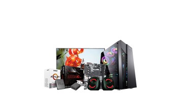 AMD Athlon 3000G PC With 17 Inch Led Monitor