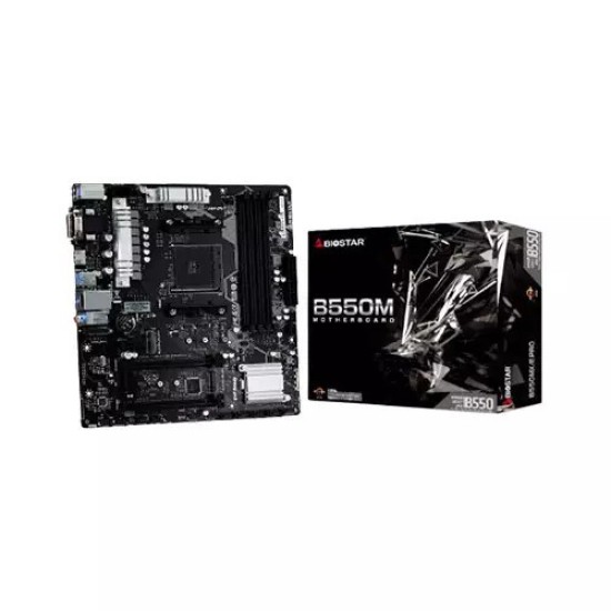 BIOSTAR B550MX/E PRO MICRO AM4 DDR4 ATX AMD MOTHERBOARD