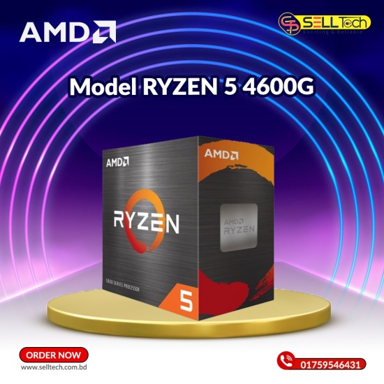 AMD Ryzen 5 4600G Processor with Radeon Graphics