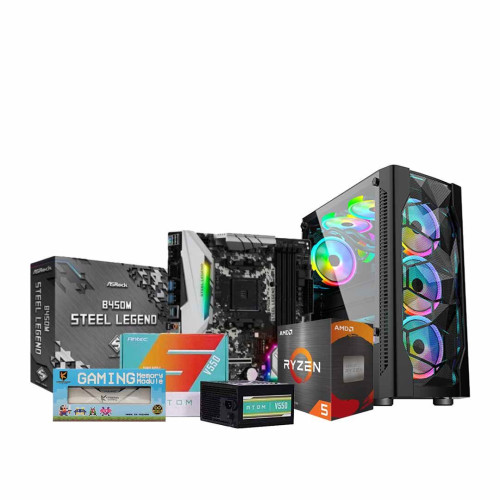 AMD Ryzen 5 5600G Gaming & Editing PC 