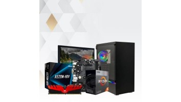 AMD Ryzen 5 5600G Gaming PC With 19 Inch Led Monitor 
