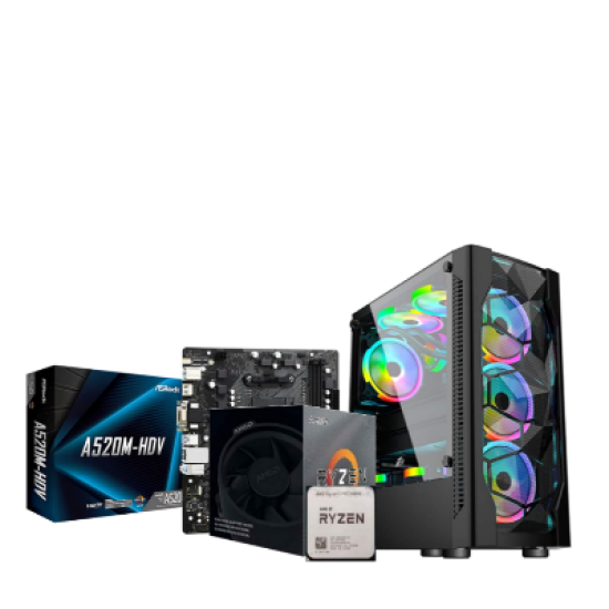 AMD Ryzen 5 Pro 4650G Gaming Desktop PC