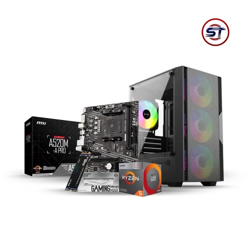 AMD Ryzen 5 3400G Desktop Computer 