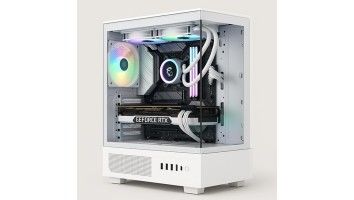 ARS Snow J-330-1 ARGB mATX Gaming Casing White
