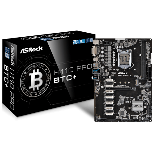 ASRock H110 Pro BTC+ DDR4 Motherboard