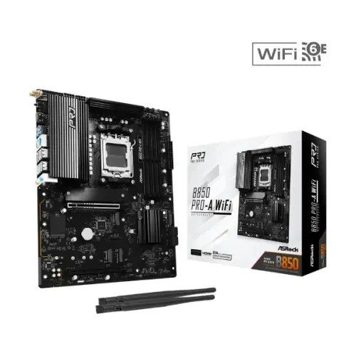 ASRock B850 Pro-A WiFi AM5 DDR5 ATX Motherboard