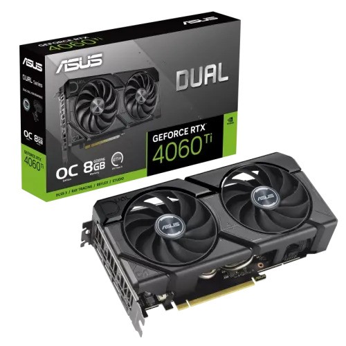 ASUS Dual GeForce RTX 4060 Ti EVO OC Edition 8GB GDDR6 Graphics Card