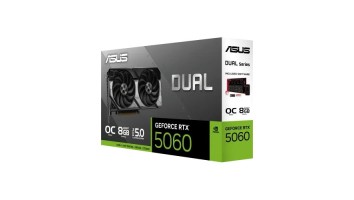 ASUS Dual GeForce RTX 5060 8GB GDDR7 OC Edition Graphics Card