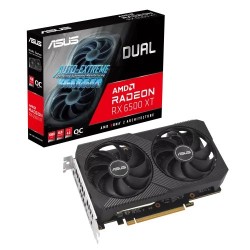 ASUS Dual Radeon RX 6500 XT V2 OC Edition 4GB GDDR6 Graphics Card