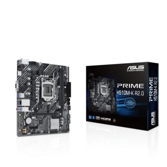 ASUS PRIME H510M-K R2.0 10th and 11th Gen Micro-ATX Motherboard
