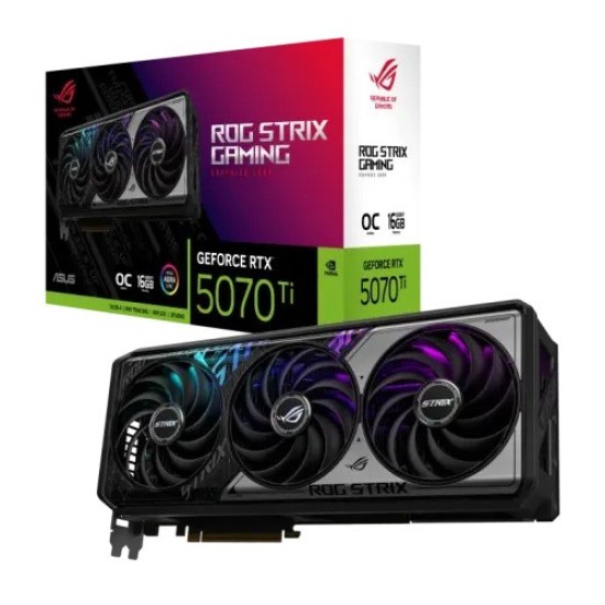 ASUS ROG Strix GeForce RTX 5070 Ti 16GB GDDR7 OC Edition Graphics Card