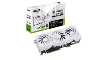ASUS TUF Gaming GeForce RTX 4070 Ti SUPER BTF White OC Edition 16GB GDDR6X Graphics Card