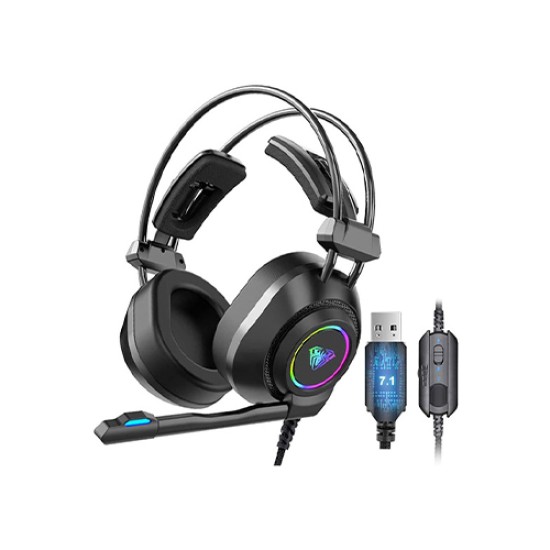 AULA S600 RGB With Volume Control Gaming Headset