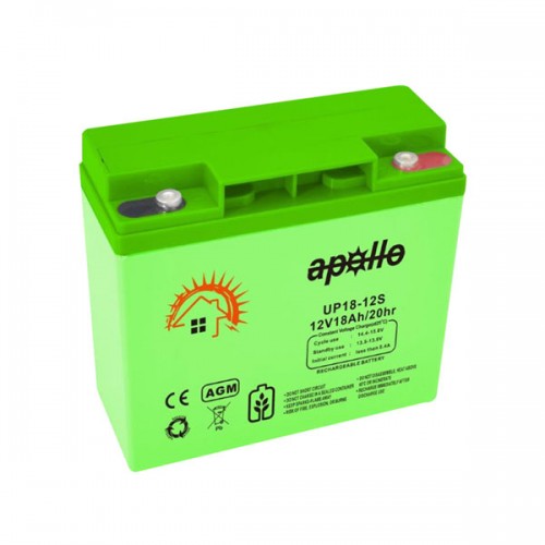 Apollo 12v 18Ah AGM Battery