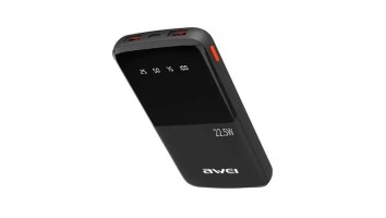Awei P10K 10000mah 22.5W Fast Charging Digital Display Power Bank