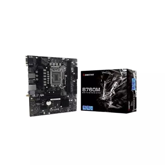 BIOSTAR B760MX2-E D4 INTEL B760 Micro ATX Gaming Motherboard