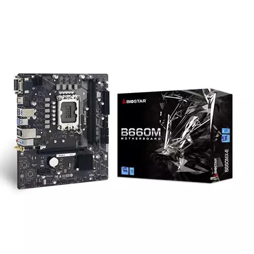 BIOSTAR B660MX-E 12TH GEN INTEL MOTHERBOARD