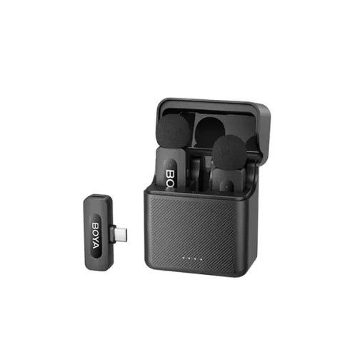 BOYA BY-V30 2.4 GHz Dual-Channel Wireless Microphone System