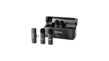 BOYA BY-V4U 2.4GHz 4-Channel Mini Wireless Microphone System