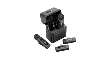 Boya BY-V3 Combo 2.4GHz Dual Channel Wireless Microphone System