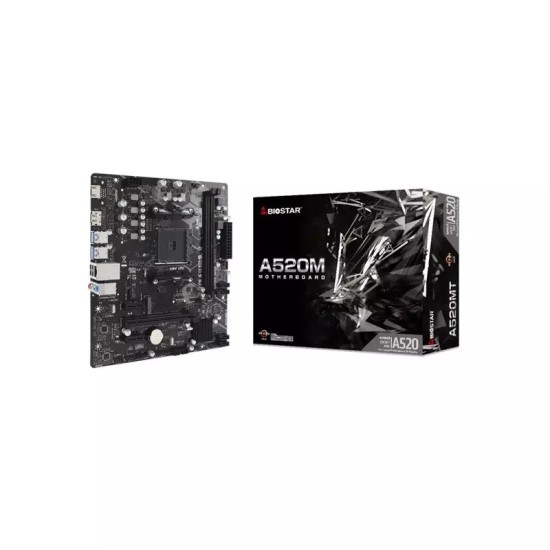 Biostar A520MS DDR4 AMD AM4 Micro-ATX Motherboard