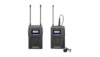 Boya BY-WM8 Pro-K1 UHF Dual Channel Wireless Microphone System (One Transmitter and One Receiver)