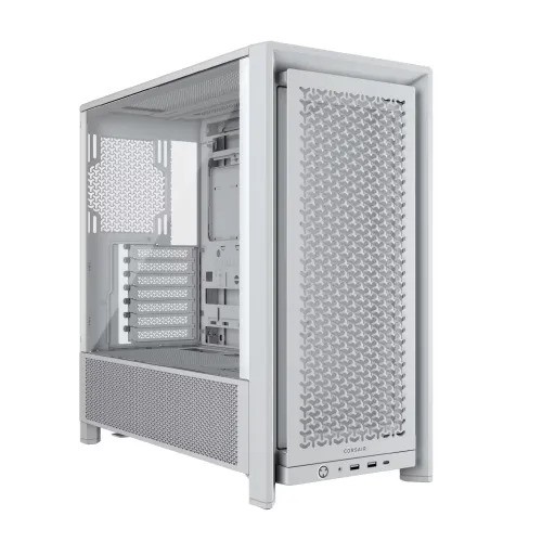 Corsair FRAME 4000D Modular Mid-Tower ATX Gaming Casing White