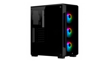 Corsair iCUE 220T RGB Tempered Glass Mid-Tower Smart Case -Black