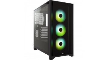 Corsair iCUE 4000X RGB Tempered Glass Mid-Tower ATX Casing