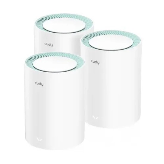 Cudy M1300 AC1200 Dual Band Gigabit Mesh Router (3 Pack)