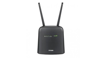 D-Link DWR-920V N300 4G LTE 2 Antenna WiFi Router (4G + Broadband Giga Lan Port)