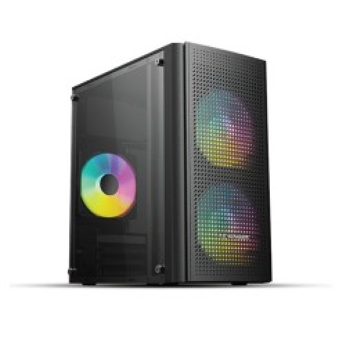 Revenger FIRE Mini Tower Micro ATX RGB Gaming Case