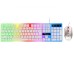 G21B RGB Keyboard Mouse White Combo 