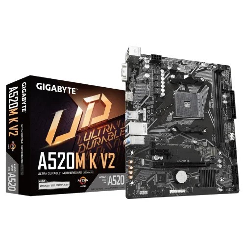 GIGABYTE A520M K V2 AM4 Micro ATX Motherboard