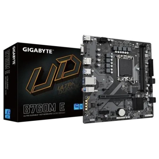GIGABYTE B760M E DDR5 Micro ATX Motherboard