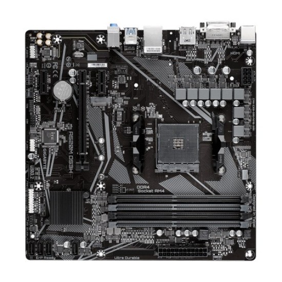 Gigabyte A520M DS3H AMD AM4 Motherboard
