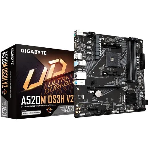 Gigabyte A520M DS3H V2 Micro-ATX DDR4 AMD AM4 Motherboard