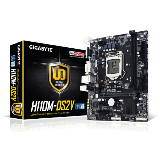 Gigabyte GA-H110M-DS2V Mini ATX Motherboard