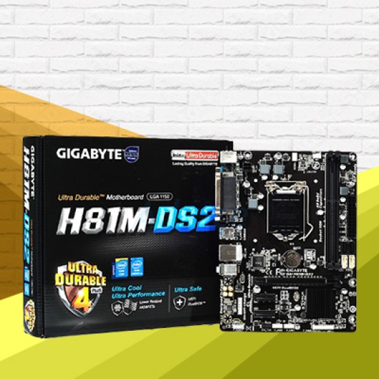 Gigabyte H81M-DS2 4th Gen Intel Motherboard