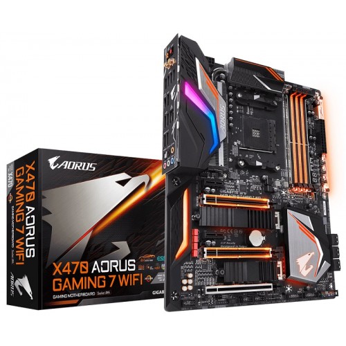 Gigabyte X470 AORUS GAMING 7 WIFI AM4 AMD ATX MotherboardBJBBBn NNNNCX VB