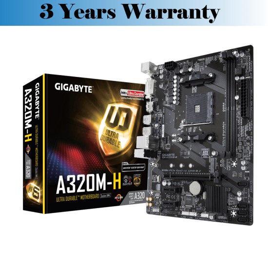 Gigabyte GA-A320M-H AMD Micro ATX Motherboard
