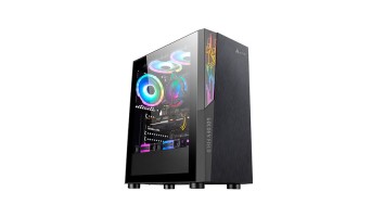 Golden Field 1091B Tempered Glass Mid Tower Gaming Case
