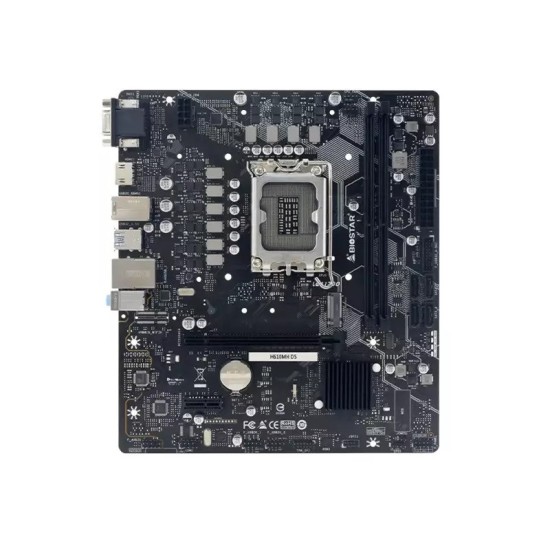 BIOSTAR H610MH D5 12th & 13th Gen Micro ATX Intel Motherboard